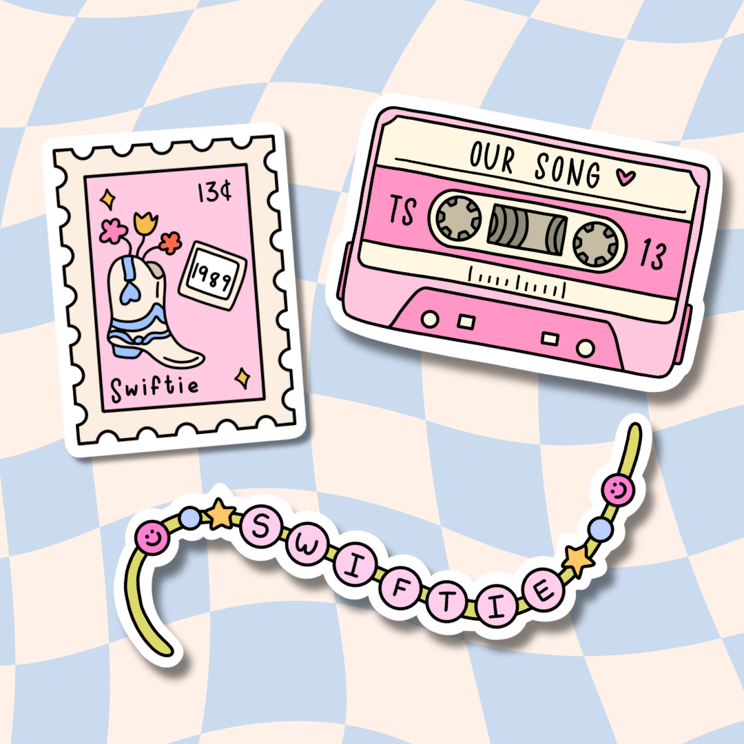 Swiftie Stickers || Waterproof || Laptop Sticker || Sticker Aesthetic || Girly Stickers ||