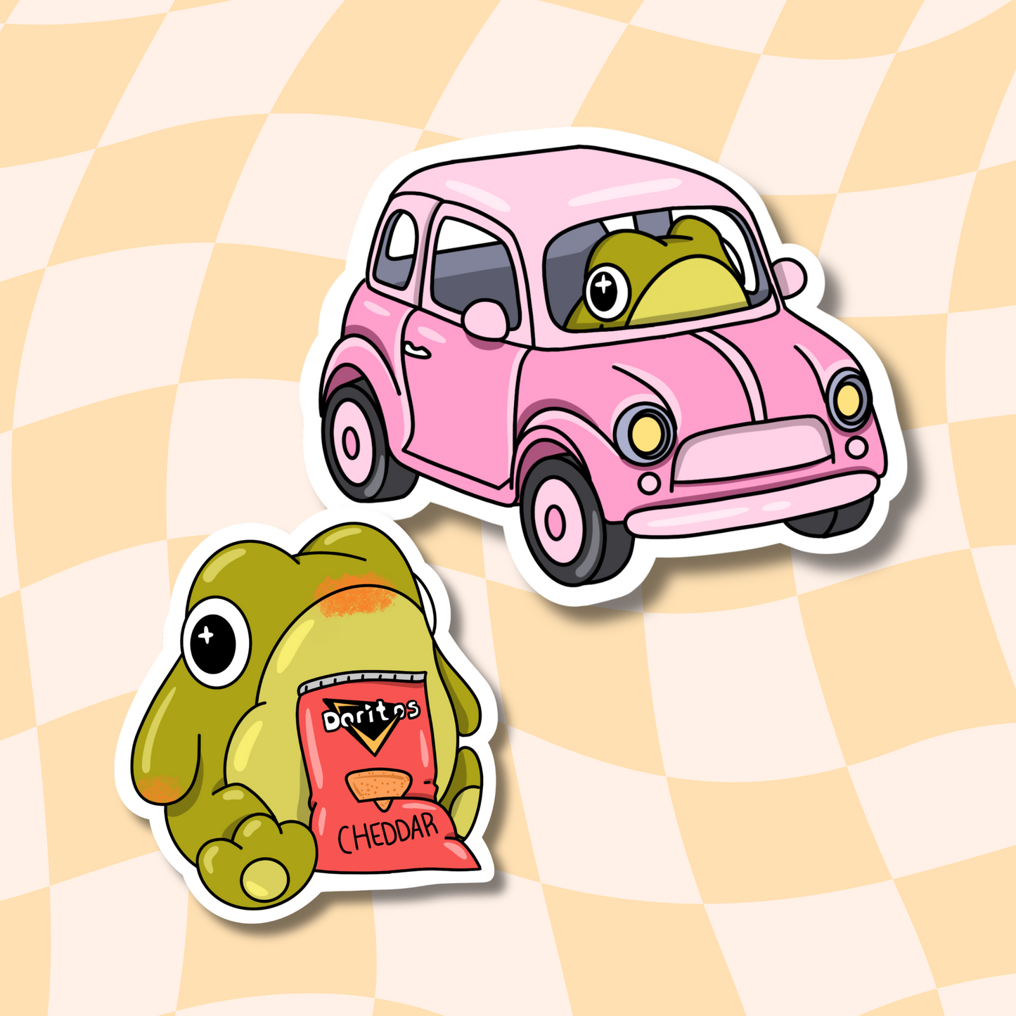 Frog Sticker || Waterproof Stickers || License Sticker || Stickers || Sticker Aesthetic || Cute Sticker || Laptop Stickers ||