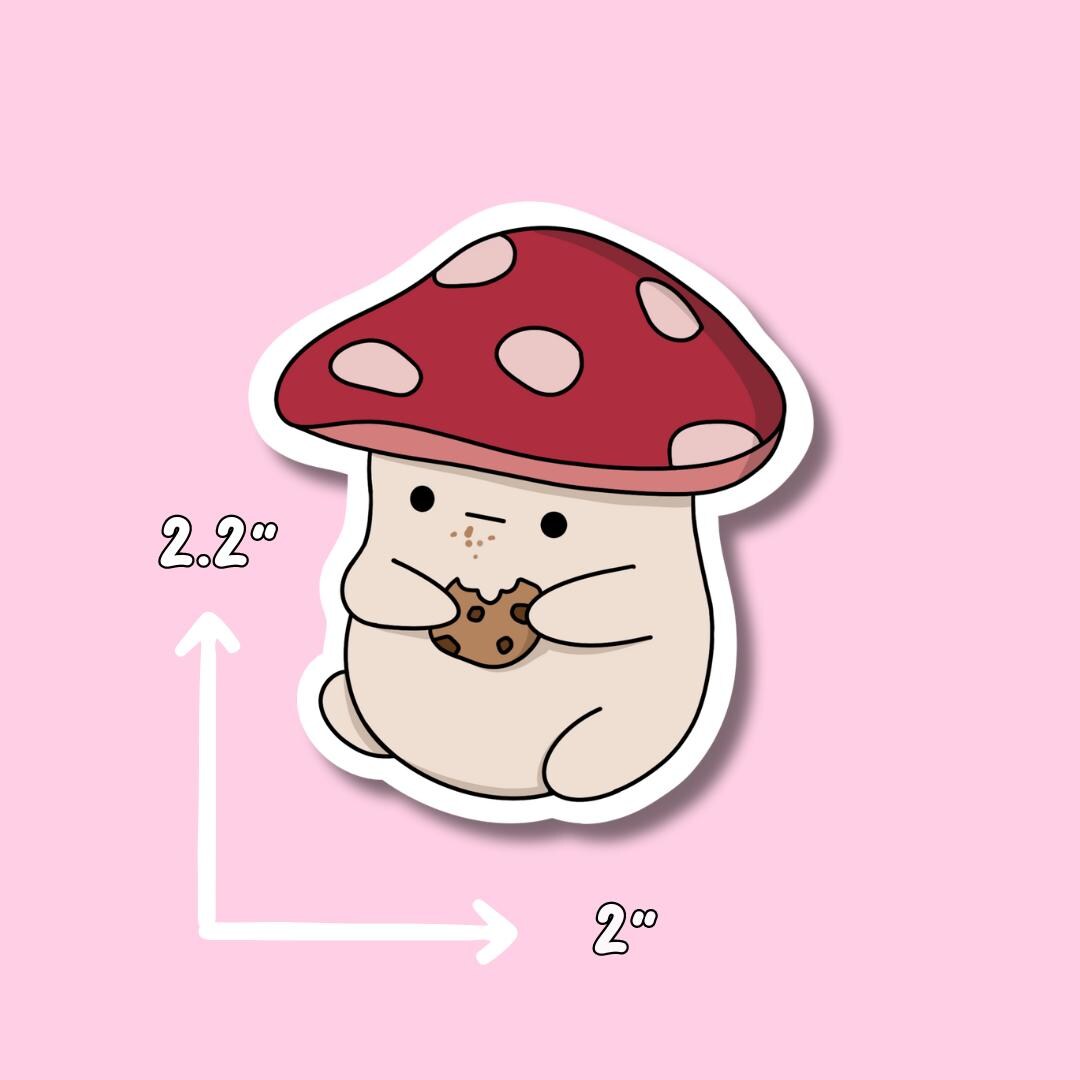 Mushroom Stickers || Cute Sticker || Waterproof || Laptop Stickers || Water Bottle Stickers ||