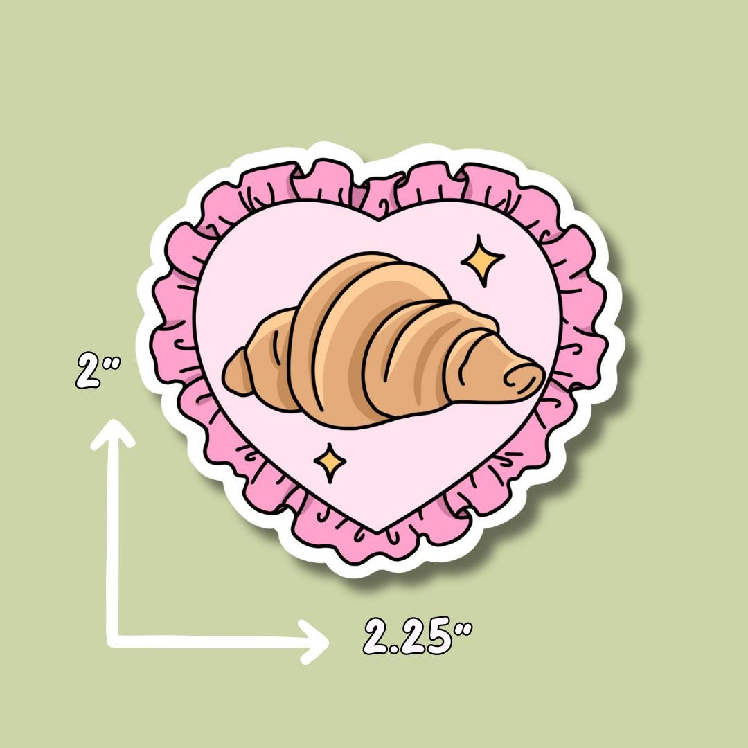 Frame Stickers || Waterproof || Coquette Stickers || Sticker Aesthetic || Sardine Sticker || Croissant Sticker || Girly Stickers || Lobster