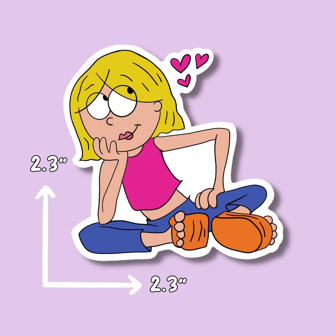 Lizzie McGuire Sticker || 90s Stickers || Waterproof Sticker || Laptop Stickers || Sticker Aesthetic | Retro Stickers | Water Bottle Sticker