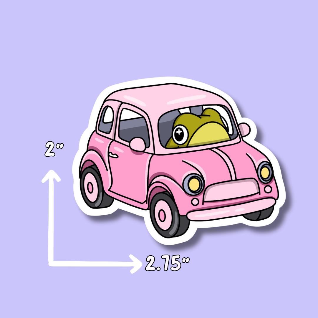 Frog Sticker || Waterproof Stickers || License Sticker || Stickers || Sticker Aesthetic || Cute Sticker || Laptop Stickers ||