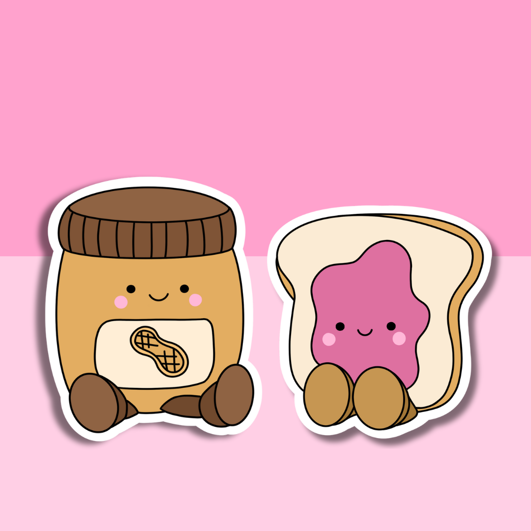 Perfect Match Stickers || Bestie Stickers || Food Sticker || Waterproof || Laptop Sticker || Sticker Aesthetic
