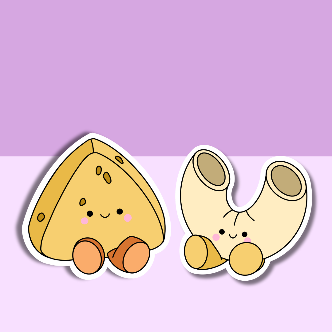 Perfect Match Stickers || Bestie Stickers || Food Sticker || Waterproof || Laptop Sticker || Sticker Aesthetic