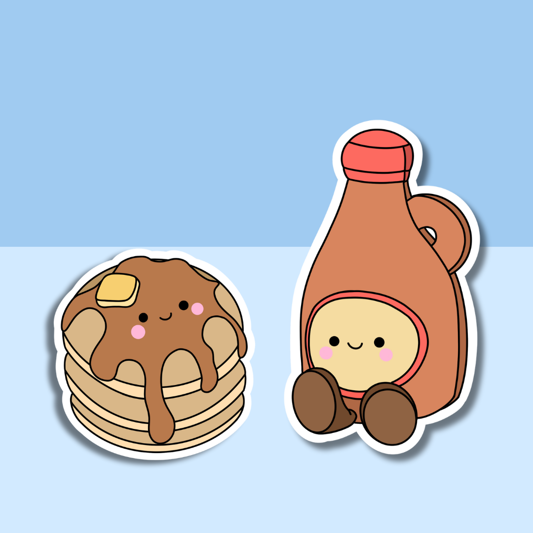 Perfect Match Stickers || Bestie Stickers || Food Sticker || Waterproof || Laptop Sticker || Sticker Aesthetic