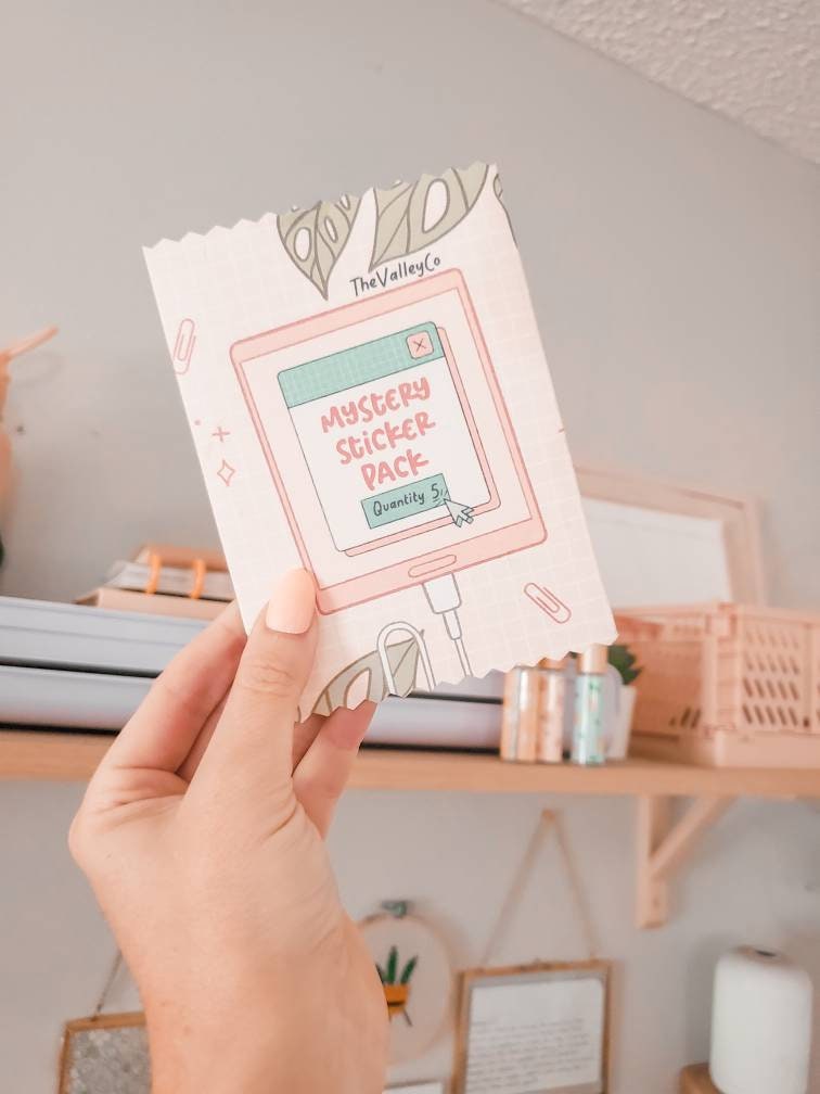 Mystery Sticker Pack || Stickers || Waterproof Stickers || Girly Stickers || Surprise Pack || Vinyl Stickers || Stamp Stickers || Cute ||