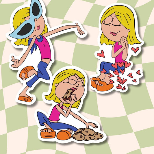 Lizzie McGuire Sticker || 90s Stickers || Waterproof Sticker || Laptop Stickers || Sticker Aesthetic | Retro Stickers | Water Bottle Sticker