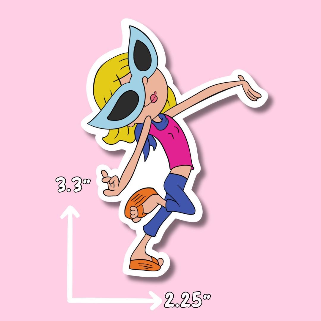 Lizzie McGuire Sticker || 90s Stickers || Waterproof Sticker || Laptop Stickers || Sticker Aesthetic | Retro Stickers | Water Bottle Sticker