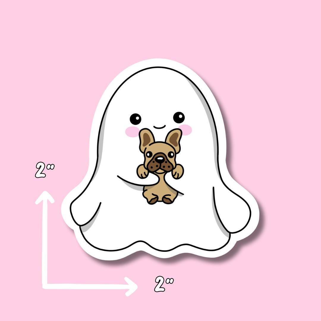 Halloween Sticker || Ghost Stickers || Iced Coffee Sticker || Waterproof || Drink Stickers || Fall Aesthetic || Autumn || Cute Ghost || Bat