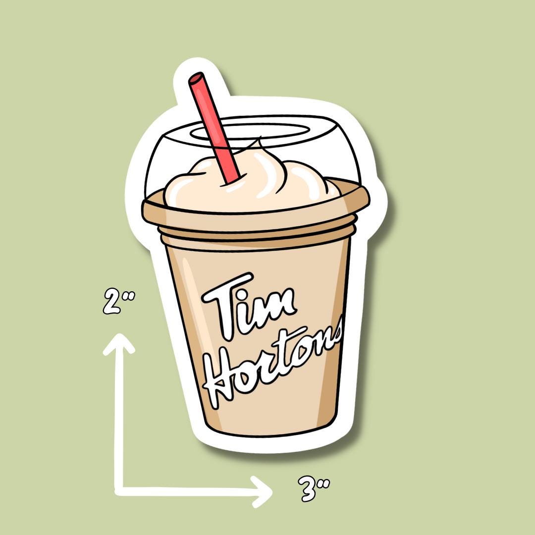 Tims Stickers || Waterproof Stickers || Iced Capp || Timbits Sticker || Coffee Stickers || Donut Stickers || Smile Cookie || Tim Hortons ||