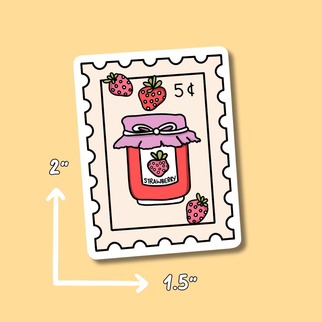 Strawberry Stickers || Waterproof Sticker || Stamp Stickers || Flower || Water Bottle Stickers || Laptop Stickers || Duck Sticker