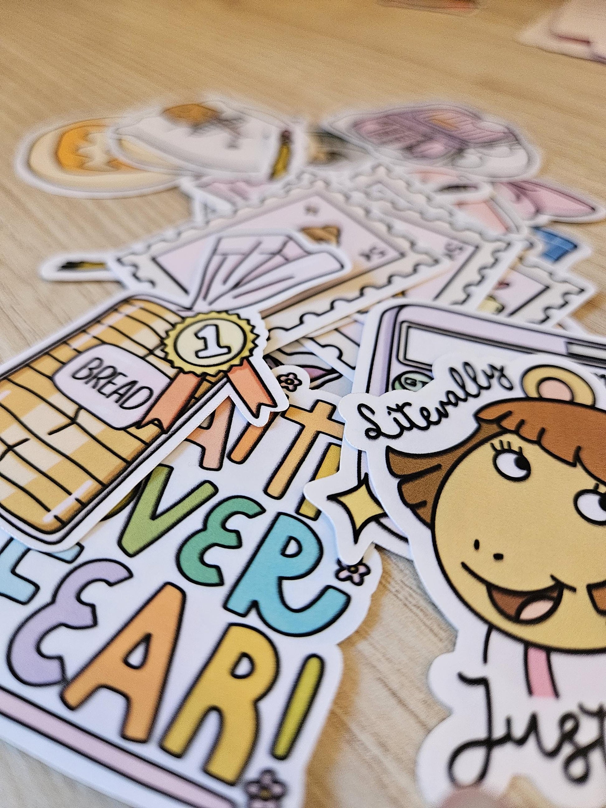 Mystery Sticker Pack || Stickers || Waterproof Stickers || Girly Stickers || Surprise Pack || Vinyl Stickers || Stamp Stickers || Cute ||