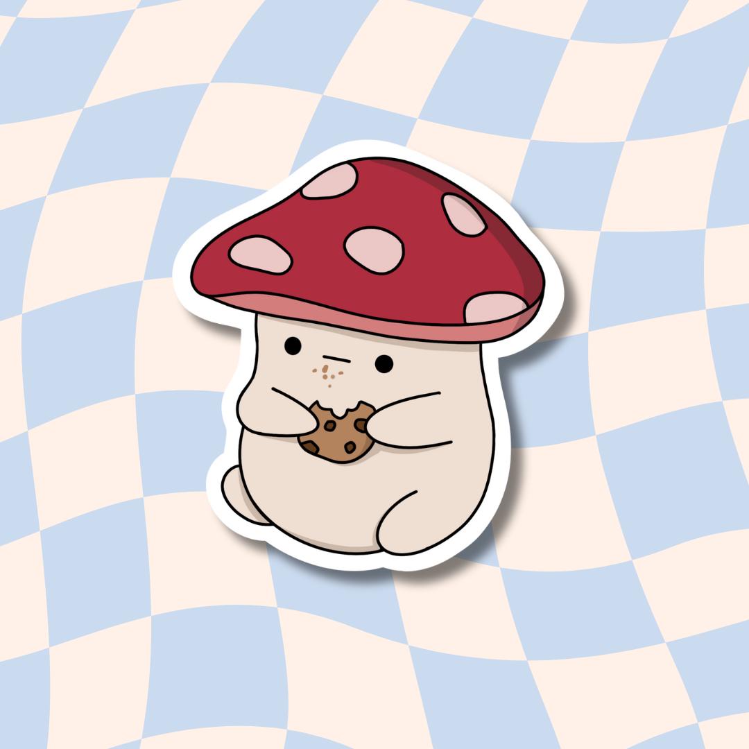 Mushroom Stickers || Cute Sticker || Waterproof || Laptop Stickers || Water Bottle Stickers ||