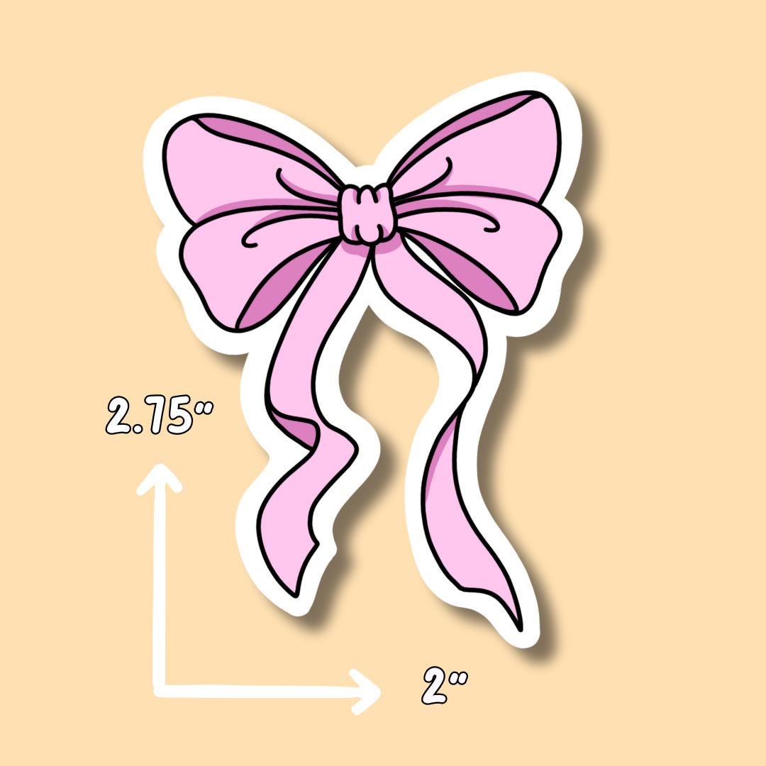 Bow Stickers || Waterproof || Coquette Stickers || Sticker Aesthetic || Laptop Sticker || Cute Sticker || Girly Stickers ||