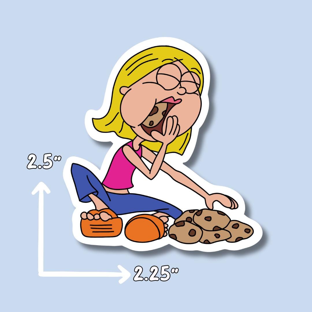 Lizzie McGuire Sticker || 90s Stickers || Waterproof Sticker || Laptop Stickers || Sticker Aesthetic | Retro Stickers | Water Bottle Sticker