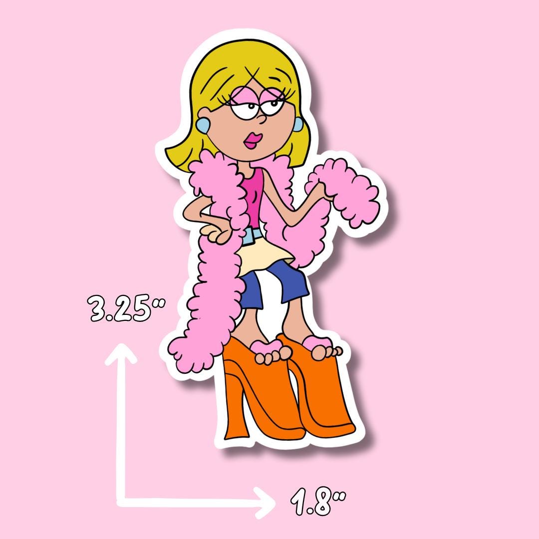 Lizzie McGuire Sticker || 90s Stickers || Waterproof Sticker || Laptop Stickers || Sticker Aesthetic | Retro Stickers | Water Bottle Sticker