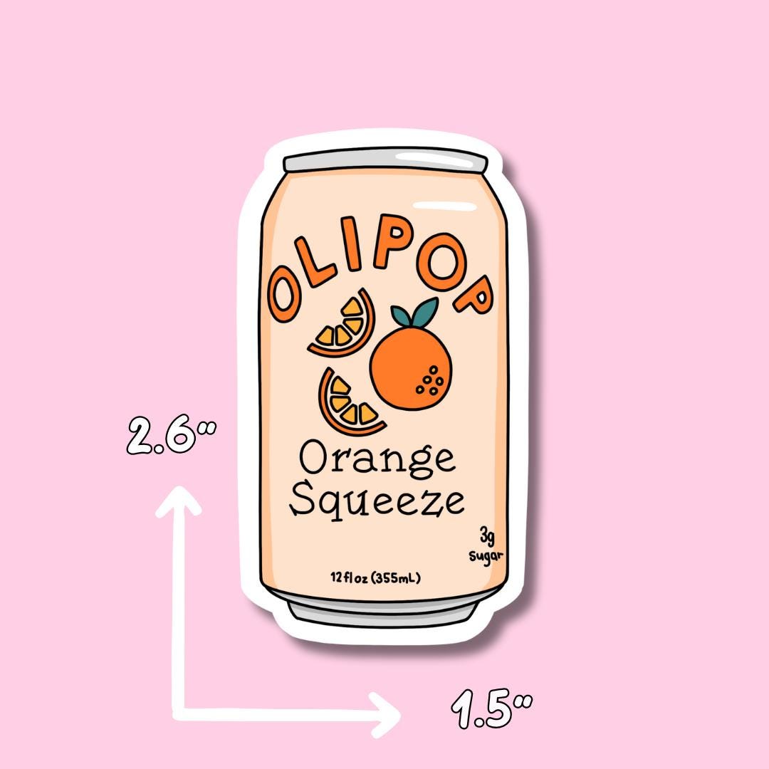 Olipop Stickers || Summer Stickers || Sticker Aesthetic || Laptop Stickers || Waterproof Stickers || Soda Stickers ||