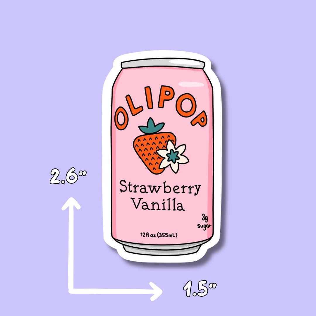 Olipop Stickers || Summer Stickers || Sticker Aesthetic || Laptop Stickers || Waterproof Stickers || Soda Stickers ||
