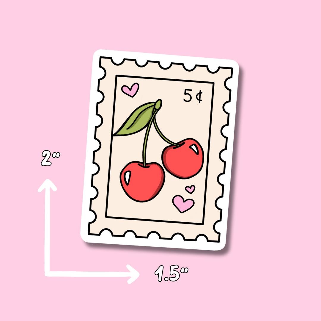 Strawberry Stickers || Waterproof Sticker || Stamp Stickers || Flower || Water Bottle Stickers || Laptop Stickers || Duck Sticker
