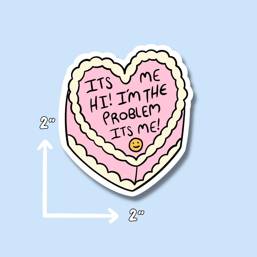 Cake Sticker || Waterproof || Summer Stickers || Sticker Aesthetic || Laptop Sticker || Girly || Swiftie Stickers || Coquette Stickers ||