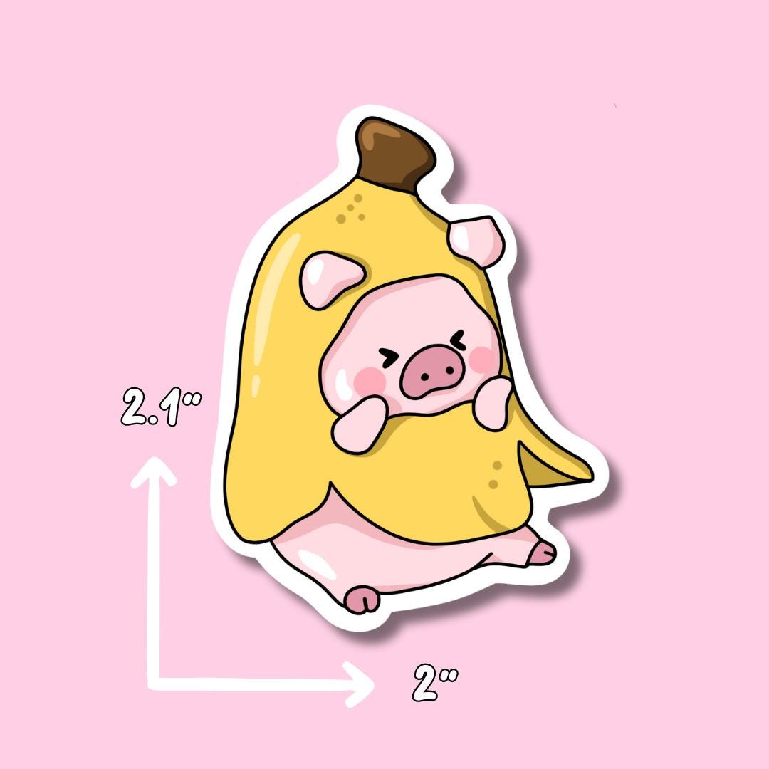 Pig Stickers || Waterproof || Food Sticker || Summer Stickers || Funny || Laptop Stickers || Water Bottle Stickers || Piggies ||