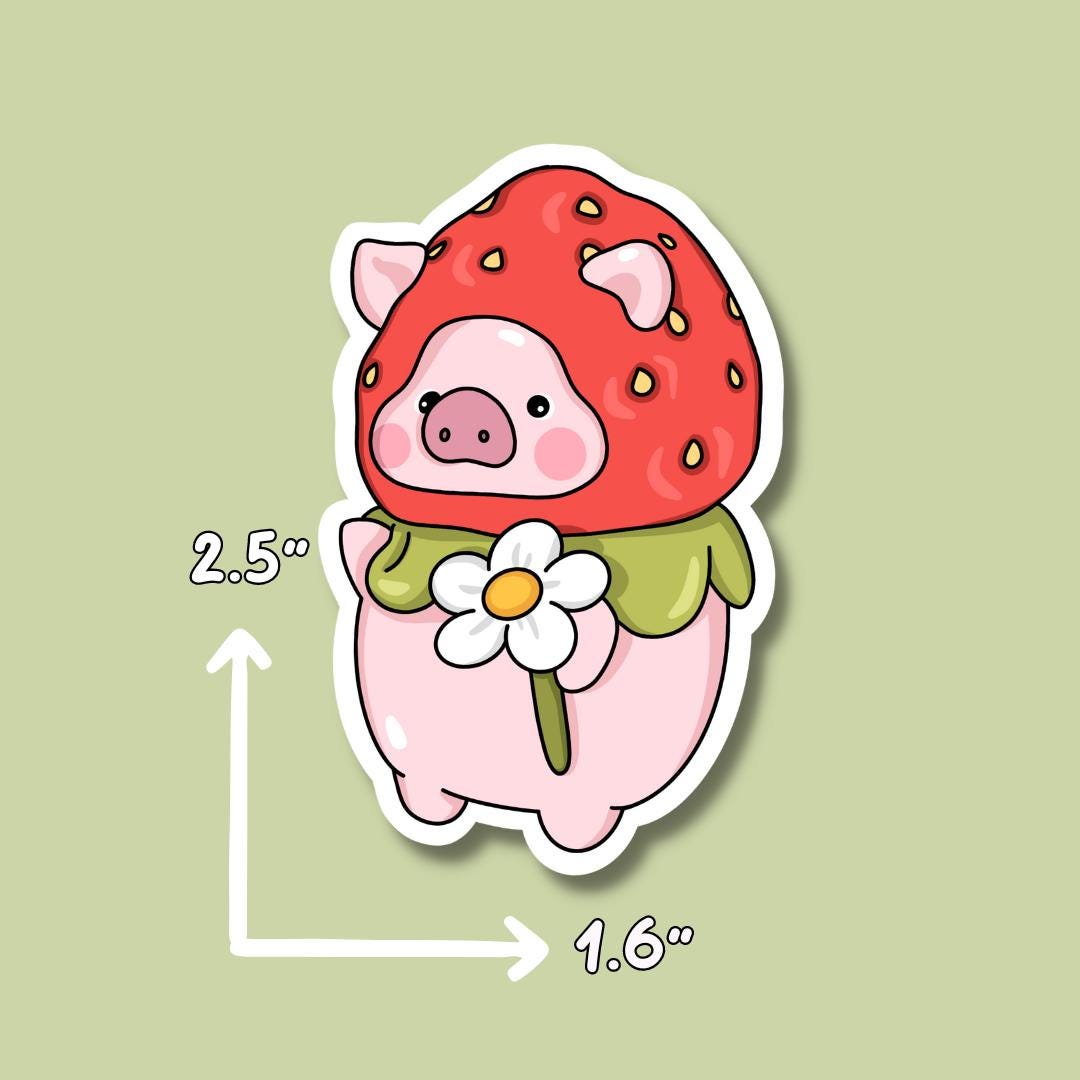 Pig Stickers || Waterproof || Food Sticker || Summer Stickers || Funny || Laptop Stickers || Water Bottle Stickers || Piggies ||
