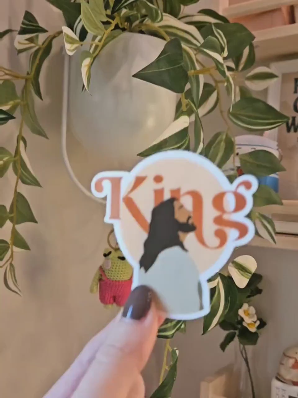 Jesus Stickers || Faith Stickers || Bible Stickers || Waterproof Stickers || Laptop Stickers || Water Bottle Stickers || King Jesus
