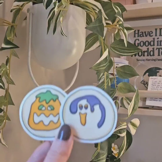 Pillsbury Cookie Sticker || Ghost Stickers || Pumpkin Sticker || Waterproof || Halloween Stickers || Fall Aesthetic || Autumn ||