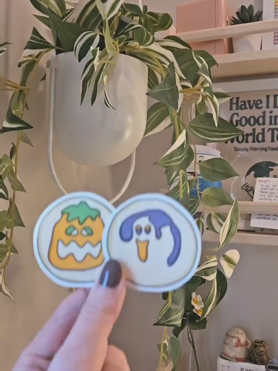 Pillsbury Cookie Sticker || Ghost Stickers || Pumpkin Sticker || Waterproof || Halloween Stickers || Fall Aesthetic || Autumn ||