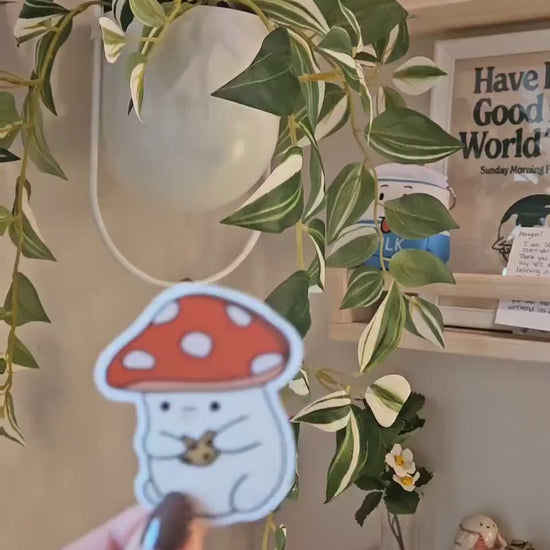 Mushroom Stickers || Cute Sticker || Waterproof || Laptop Stickers || Water Bottle Stickers ||