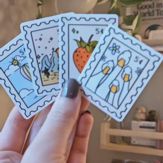 Stickers || Waterproof Sticker || Sticker Aesthetic || Stamp Stickers || Flower || Water Bottle Stickers || Laptop Stickers ||  Duck Sticker