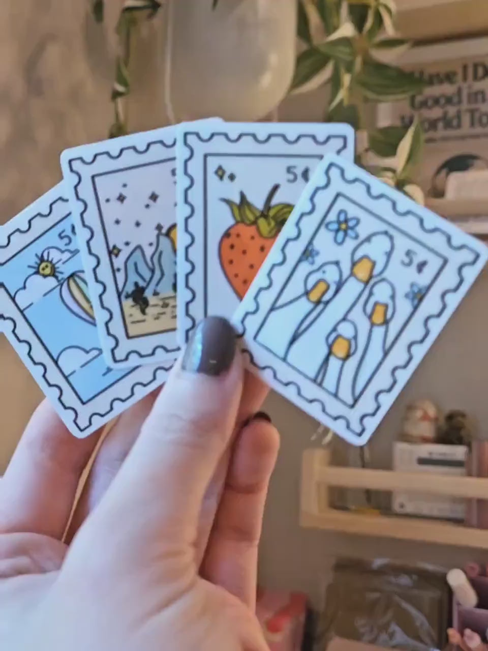 Stickers || Waterproof Sticker || Sticker Aesthetic || Stamp Stickers || Flower || Water Bottle Stickers || Laptop Stickers ||  Duck Sticker