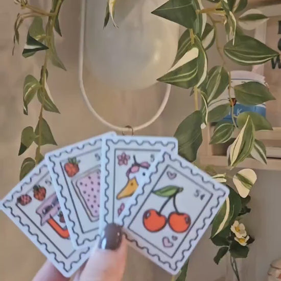 Strawberry Stickers || Waterproof Sticker || Stamp Stickers || Flower || Water Bottle Stickers || Laptop Stickers ||  Duck Sticker