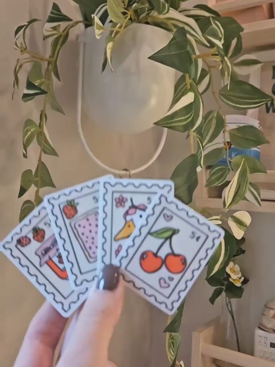 Strawberry Stickers || Waterproof Sticker || Stamp Stickers || Flower || Water Bottle Stickers || Laptop Stickers ||  Duck Sticker
