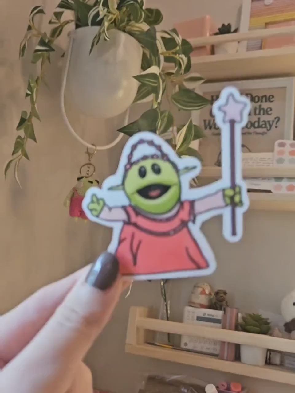 Nanalan Sticker || Who's That Wonderful Girl || Meme Stickers || Waterproof Stickers || Funny Stickers || Laptop Stickers ||