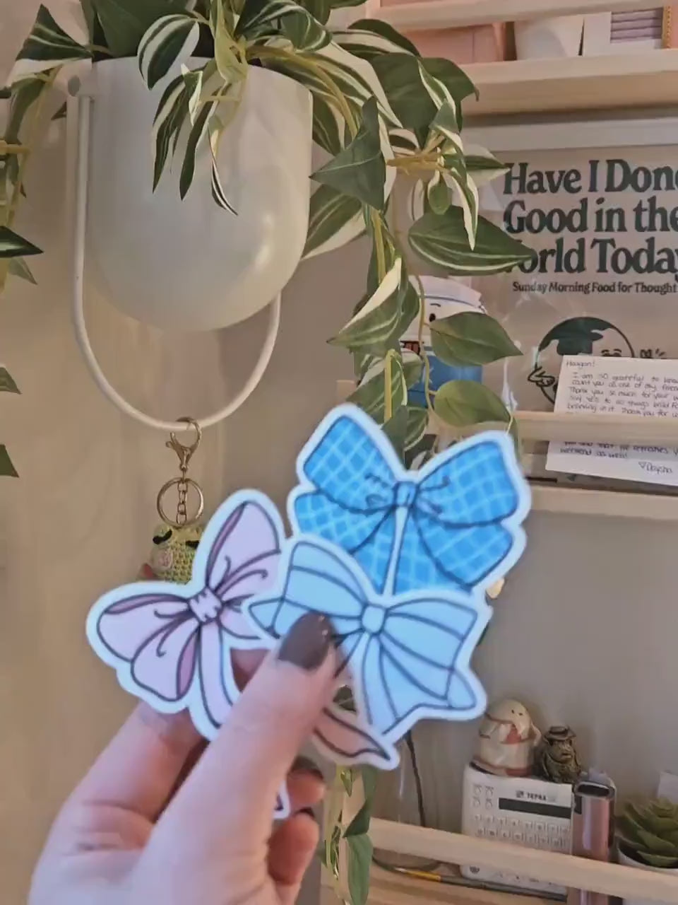 Bow Stickers || Waterproof || Coquette Stickers || Sticker Aesthetic || Laptop Sticker || Cute Sticker || Girly Stickers ||